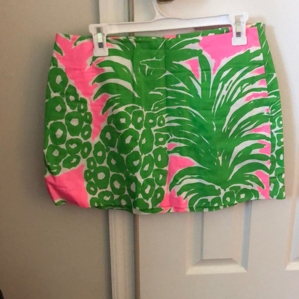 Lilly Pulitzer pineapple skirt